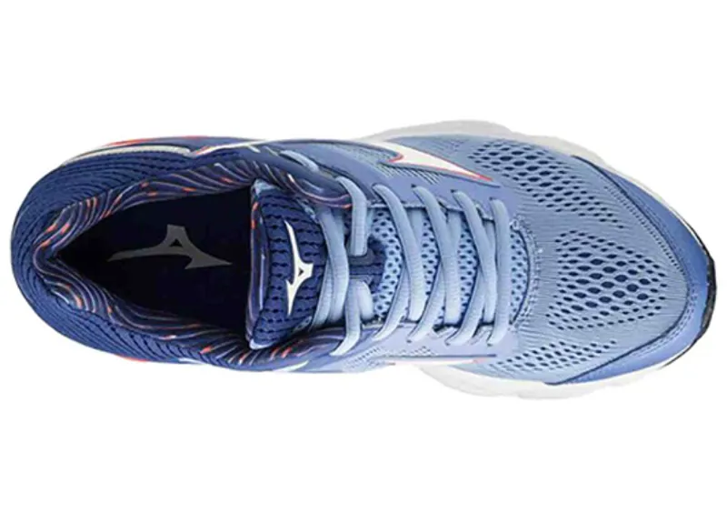 Mizuno Women's Wave Inspire 15 Grey/Red UK 4-3